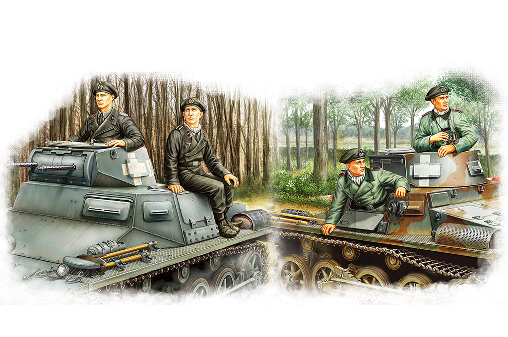 德军亲卫队坦克兵套装 84419