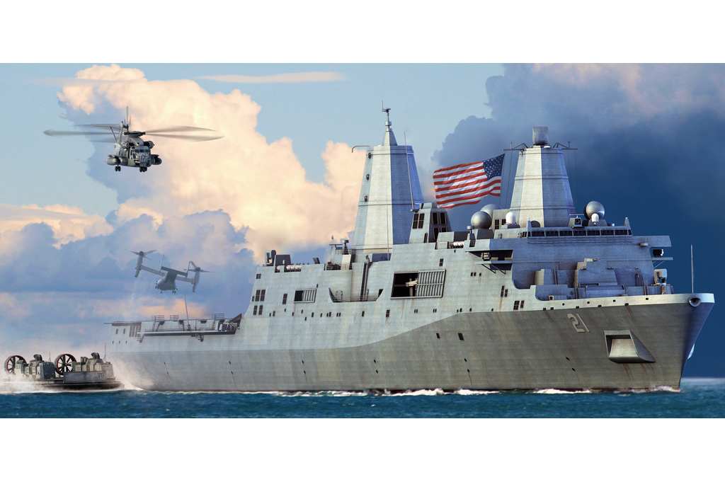 美国海军“纽约”号船坞登陆舰LPD-21  83415