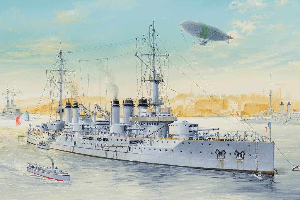 French Navy Pre-Dreadnought Battleship Voltaire 86504