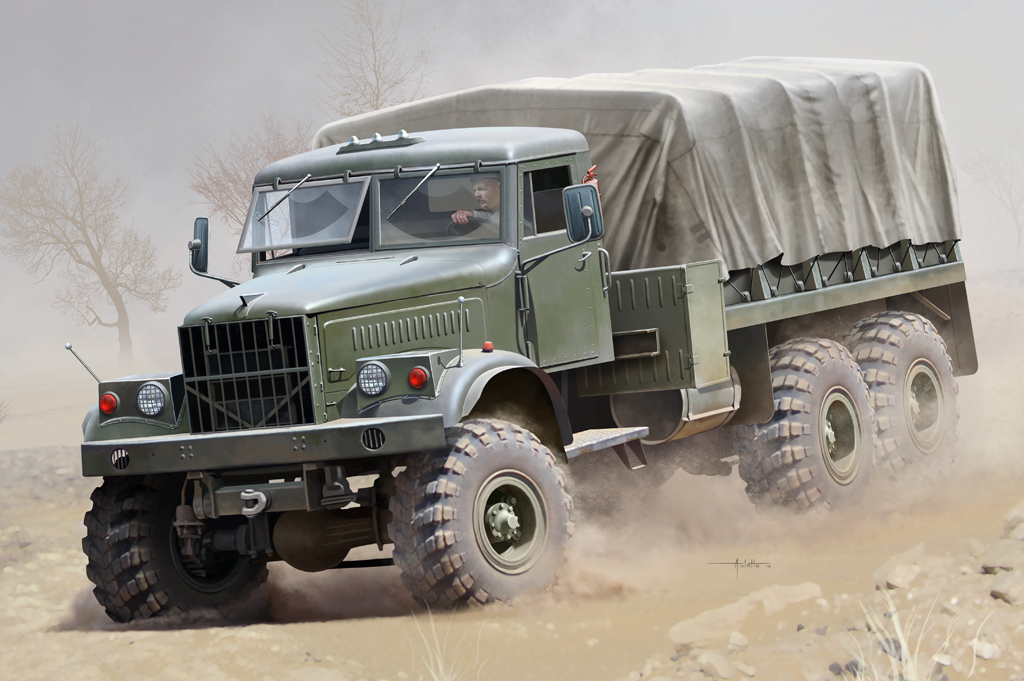 俄罗斯KrAZ-255B军用卡车85506
