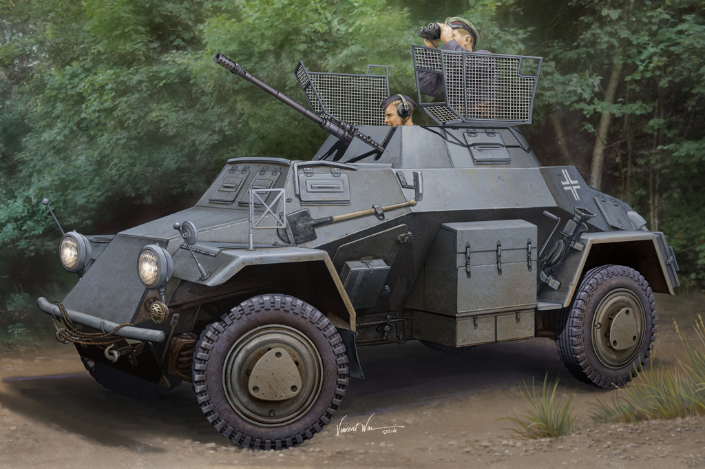 German Sd.Kfz.222 Leichter Panzerspahwagen (1st Series)   83815