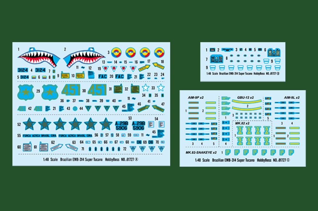 Hobbyboss 1/48 81727 Brazilian EMB-314 Super Tucano 