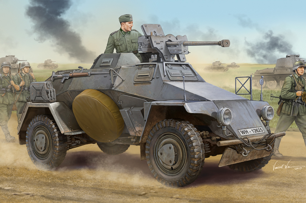 德国Le.Pz.Sp.Wg(Sd.Kfz.221)装甲车-早期型83813