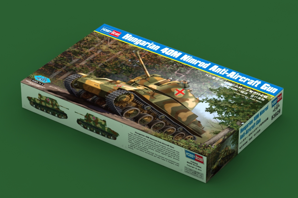 激安挑戦！！ Nimrod 40M Hungarian Anti-Aircraft 83829-1:35-HobbyBoss Gun 主力戦車（MBT）