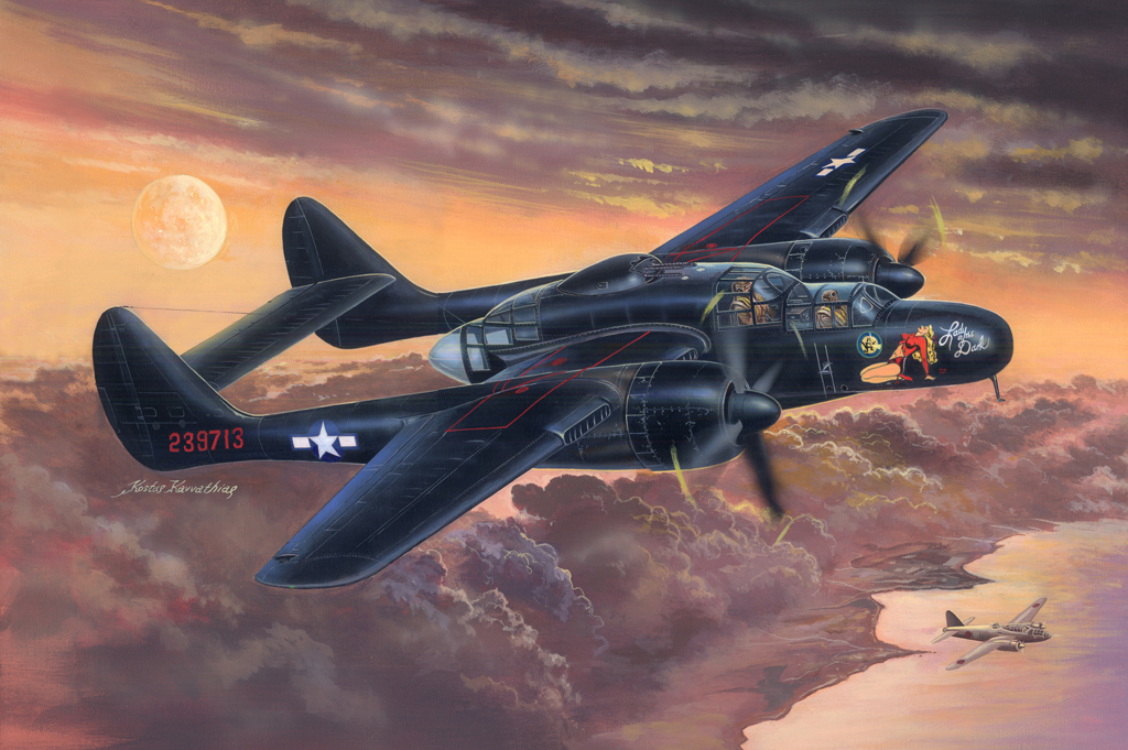 美国P-61B“黑寡妇”夜战战斗机83209