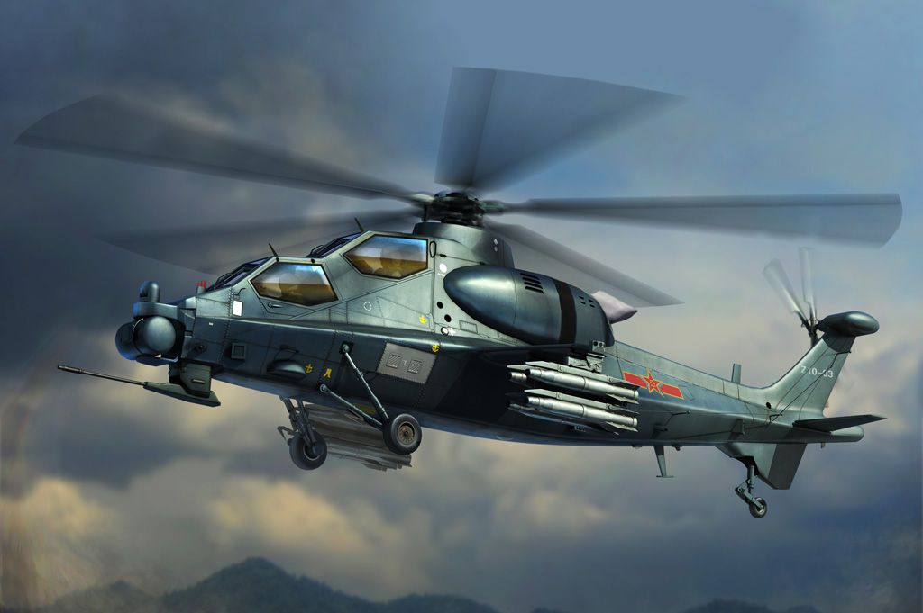 中国“直十”攻击直升机87253