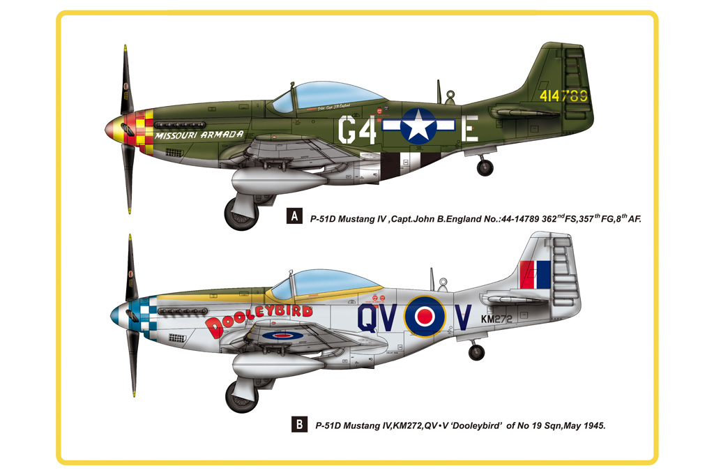 美国P-51D“野马”IV型战斗机85802
