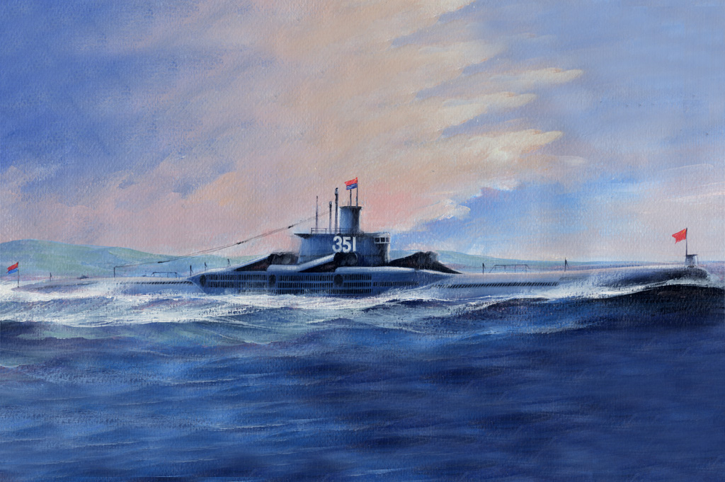 中国海军033G”武汉”级潜艇83516
