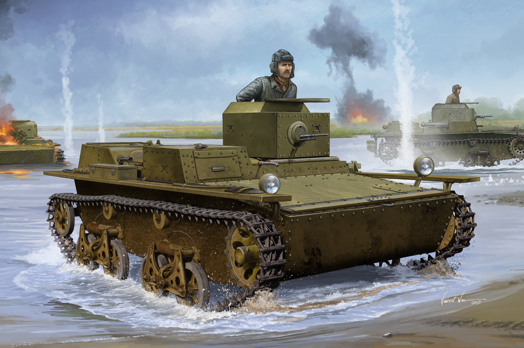 Soviet T-38 Amphibious Light Tank  83865