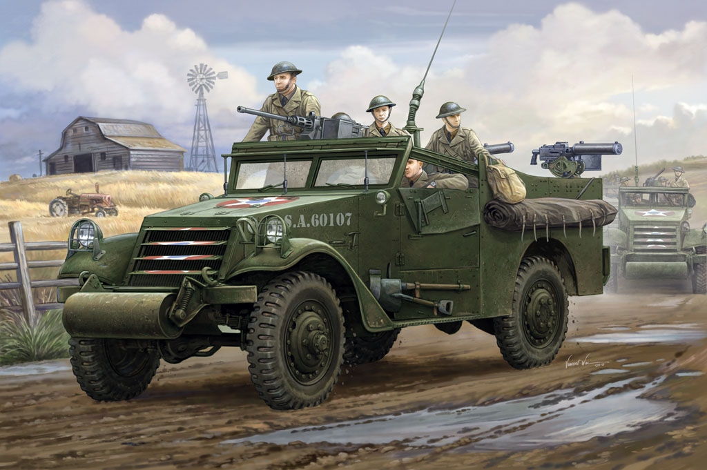 m3a1"white scout car early production 82451