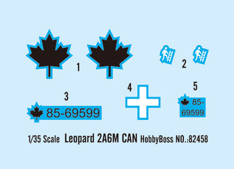 Hobby Boss 1:35 82458 Canadian Leopard 2 A6M model kit