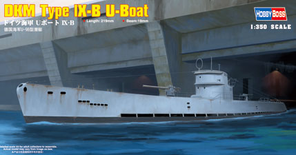 HOBBY BOSS 83508 1/350 DKM Navy Type lX-C U-Boat 