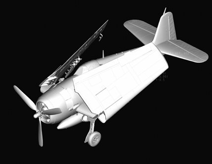 Amazon | ホビーボス 1/48 エアクラフトシリーズ F6F-3