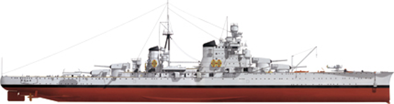 Italian Heavy Cruiser Pola (1941) 86502-1:350-HobbyBoss