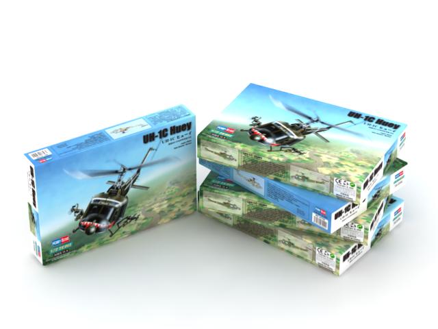 1/18 HU-1C HUEY helicopter(UH-1 Huey in Action SS10249 1/18 HU-1C HUEY helicopter(UH-1 Huey in Action SS10249