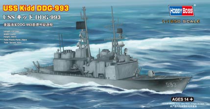 Hobbyboss 82501-1:1250 USS TICONDEROGA CG-47 Neu 