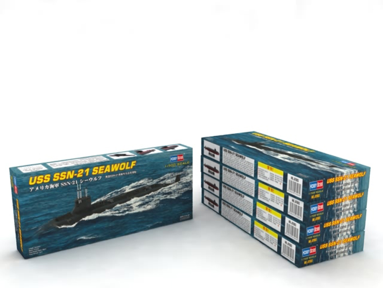 Neu Hobbyboss 87003-1:700 USS SSN-21 SEAWOLF ATTACK SUBMARINE