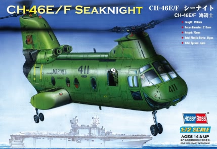 CH-46E Seaknight 87223-1:72-HobbyBoss
