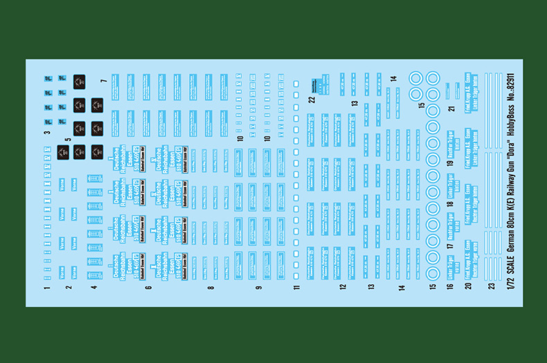 HobbyBoss 1/72 German 80cm K(E) Railway Gun 'Dora' (82911) - Demo Build