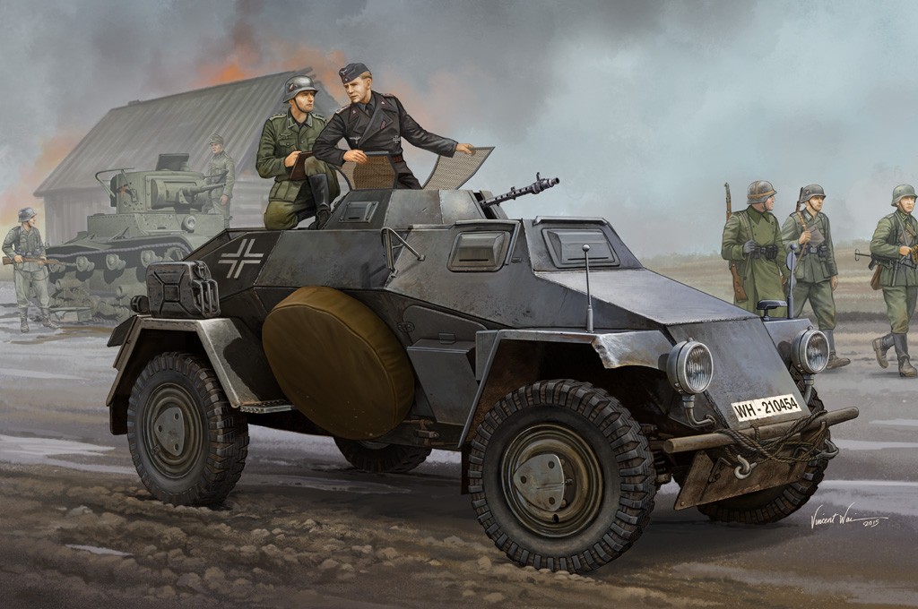 德国Sd.Kfz.221装甲侦察车（3批次） 83812