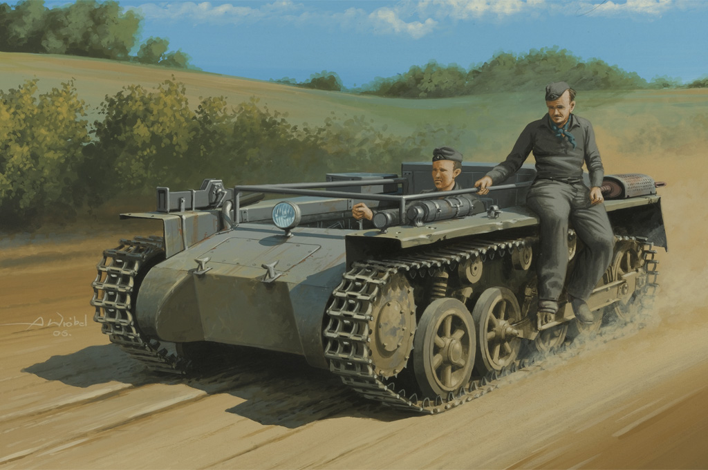 德国Pz.Kpfw. 1 Ausf. A ohne Aufbau坦克 80144