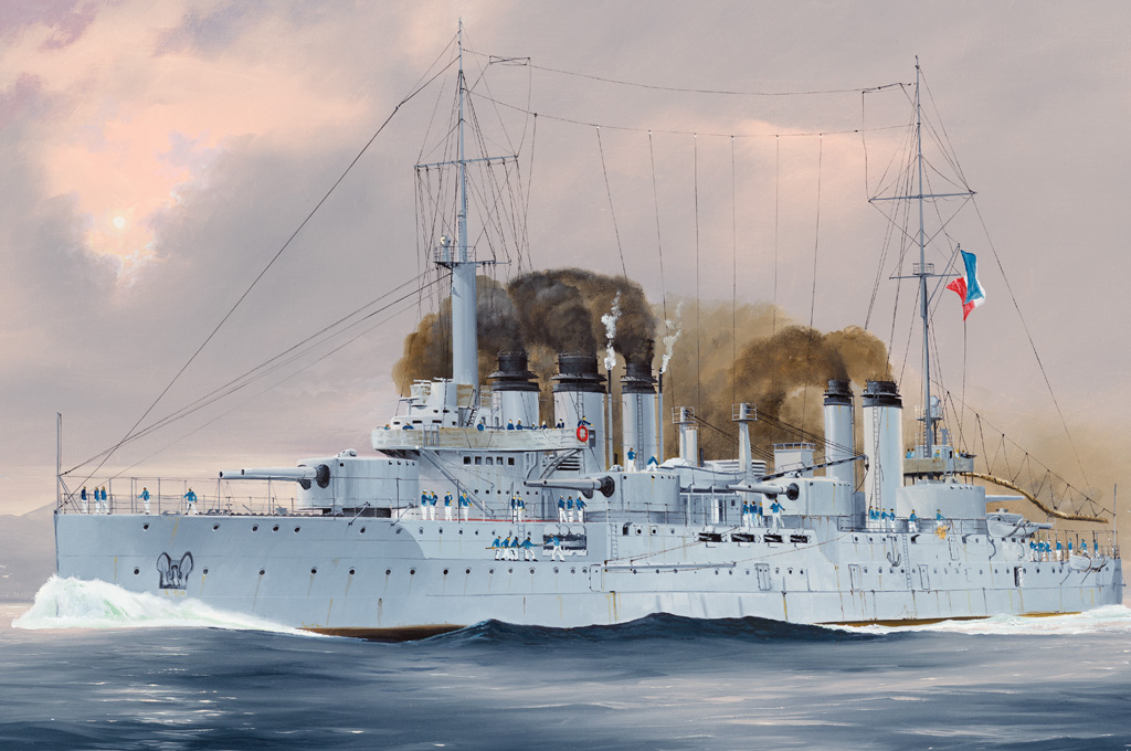 French Navy Pre-Dreadnought Battleship Danton 86503