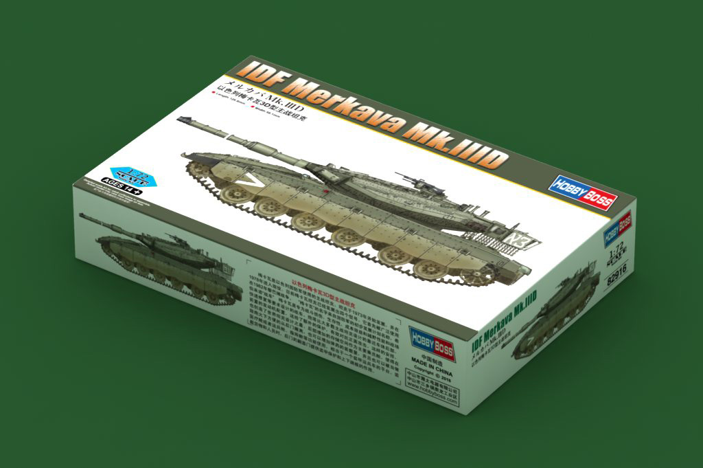 以色列梅卡瓦3D型主战坦克82916-1/72系列-HobbyBoss