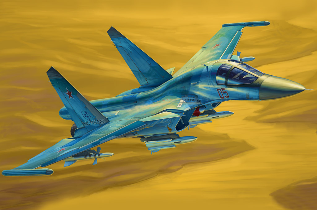 Russian Su-34 Fullback Fighter-Bomber 81756