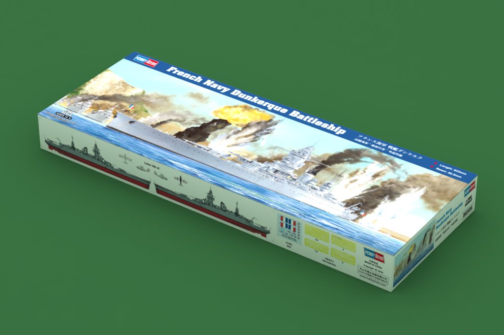 French Navy Dunkerque Battleship 86506-1:350-HobbyBoss