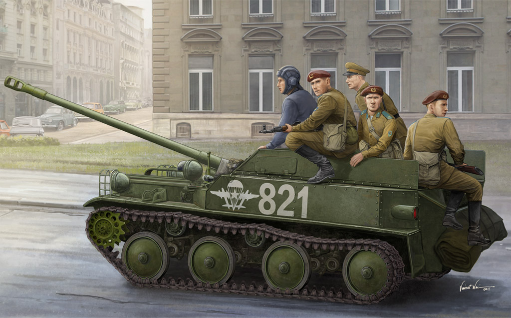 Russian ASU-57 Airborne Tank Destroyer 83896