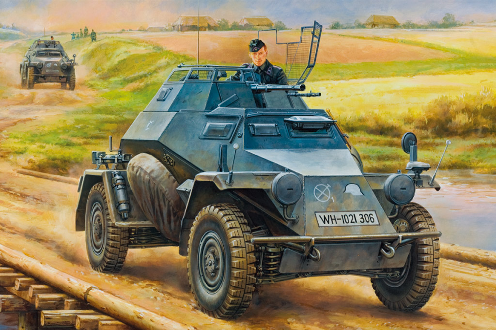 Sd.Kfz.222 轻型装甲车中期型 80149