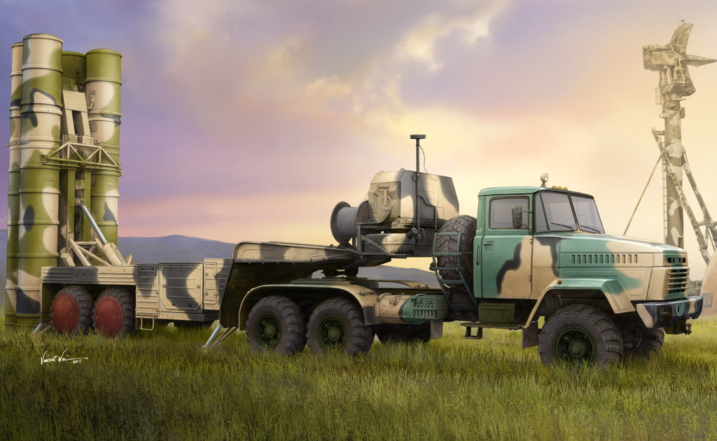 Russian KrAZ-260B Tractor with 5P85TE TEL S-300PMU 85511