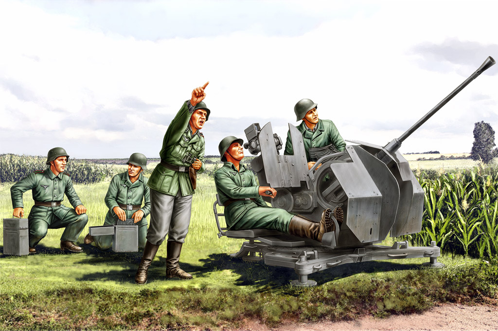 Flak38炮兵组 84412