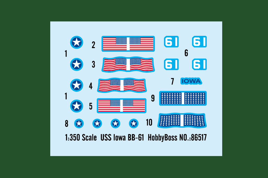 Amazon.com: Hobby Boss Sprue Brothers HBS86517 1:350 USS