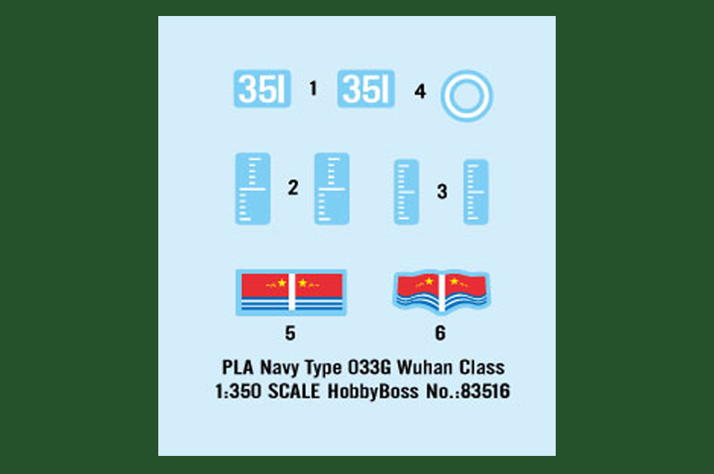 PLA Navy Type 033G Wuhan Class Submarine 83516-1:350-HobbyBoss